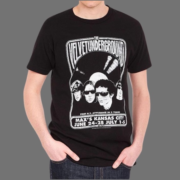 Velvet Underground Max's Kansas City T-Shirt - Picture 1 of 14